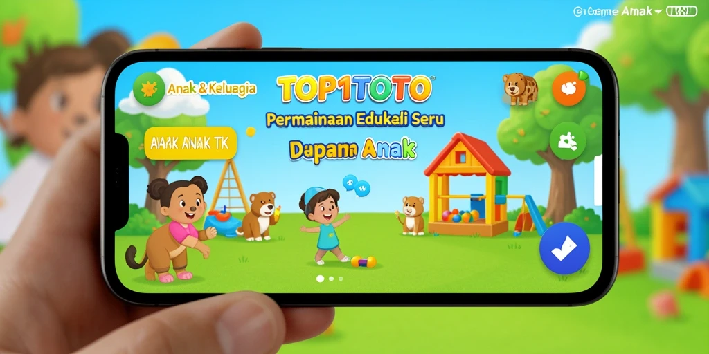 Antarmuka menarik dan ramah anak dari TOP1TOTO.